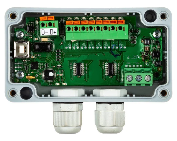 Controller Programming Led Isolated White Background — Φωτογραφία Αρχείου