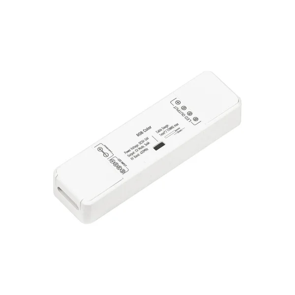 Controlador Led Isolado Fundo Branco — Fotografia de Stock