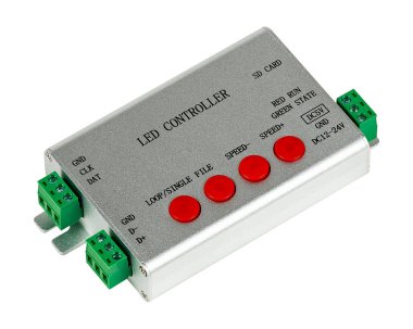 LED controller isolated on white background.