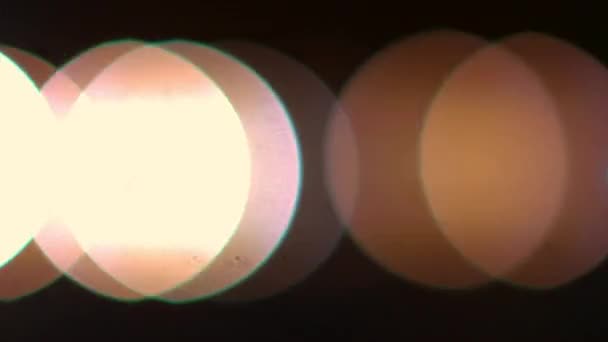 Defocused natten med fin Bokeh — Stockvideo