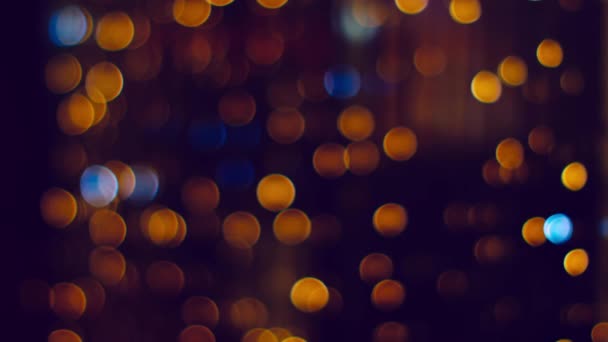 Fondo abstracto Blurry Bokeh Stars — Vídeo de stock