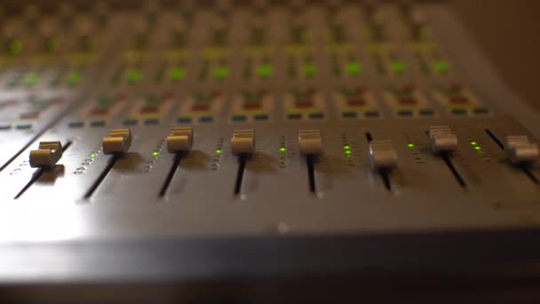 Mixer sluiten Up, 4k — Stockvideo