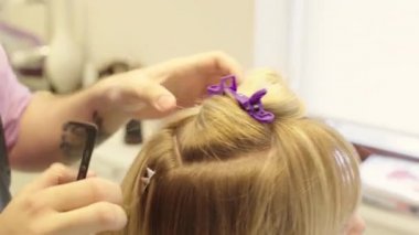 Bıçaklar Saç Barrette Yakın çekim