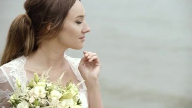 Sevimli gelin hassas düğün buket Holding