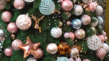 Yumuşak sedef parlak Noel ağacı