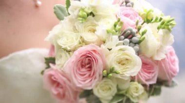Gelin ona düğün buket presler