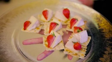 Bir büfe tablo Snacks