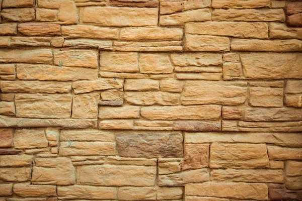 Background Made Old Small Natural Stones Yellow Sand Shades — Stock Photo, Image