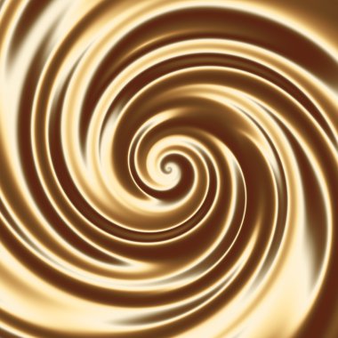 Chocolate milk cocktail swirl abstract background clipart