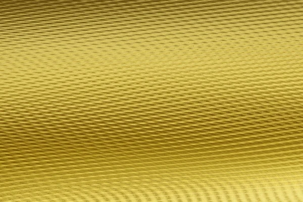 Golden wavy ribbed 3D material texture — Stock Photo, Image