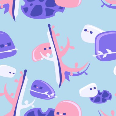 Dikişsiz desen marshmallow