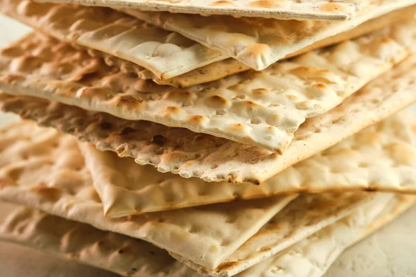 Jewish Matzah Bread Substitute Bread Jewish Passover Holiday — Stock Photo, Image