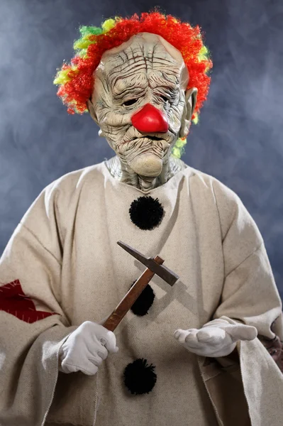 Scary monster clown — Stock Photo, Image