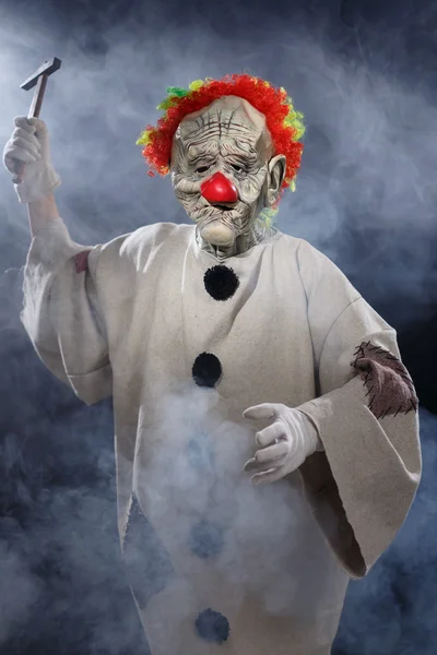 Skrämmande monster clown — Stockfoto