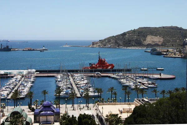Havet port av Cartagena. Spanien — Stockfoto