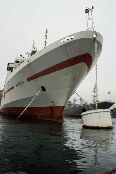 Січня 2016 Судно Медицини Вмс Морському Порту Севастополь Чорне Море — стокове фото