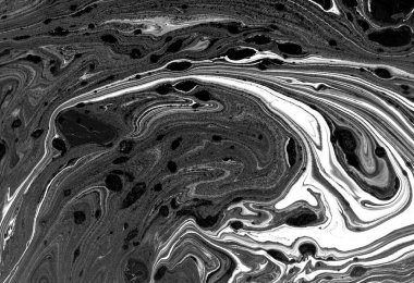 Soyut dönen uzay tozu, siyah zemin üzerinde beş köşeli yıldızın simgesi haline gelir. Animasyon. Küçük parçacıklar yıldız logosu monokromda toplanır.. 