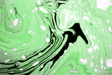 Posterlerin, kartların, davetiyelerin, duvar kağıtlarının, afişlerin ve web sitelerinin yaratıcı tasarımı için zarif el yapımı dokular. Siyah ve altın boyalar. Moda sanatsal tarzı. 