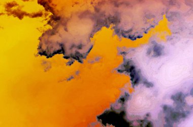 Soyut modern sanat konsepti 