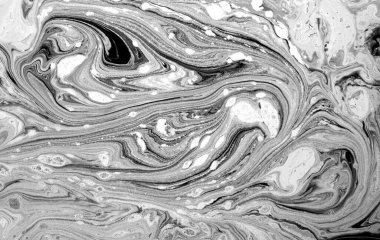 Siyah beyaz mermer arka plan. Eşsiz sanat eseri dokusu. Mermer desenli taklit. Stok illüstrasyonu. 