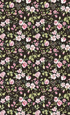 Kurti Dupatta ve Sınırsız Desen Dizaynı Dijital Yazdırma için