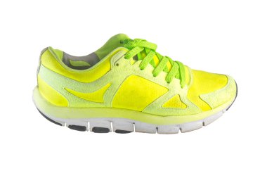 spor ayakkabıları beyaz arkaplanda izole