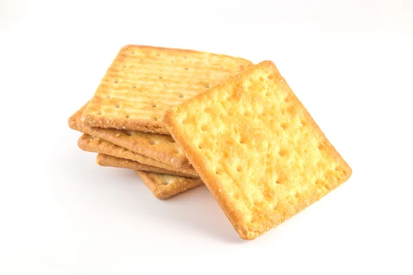 Cracker isolated on white background — Stock Photo, Image