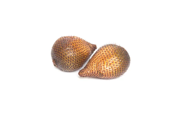 Salak fruit, Salacca zalacca isolated on the white background — Stock Photo, Image