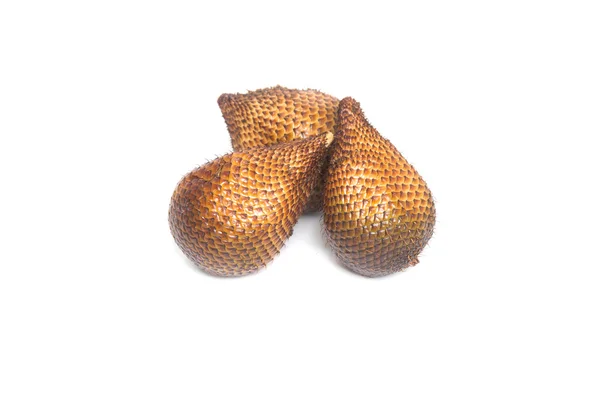 Salak fruit, Salacca zalacca isolado no fundo branco — Fotografia de Stock