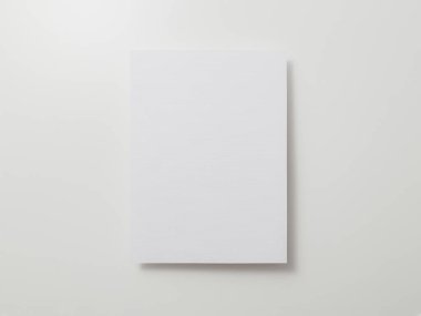 Davetiye kartı modeli, boş tebrik kartı şablonu. Minimalist tarzda düz yatıyordu..