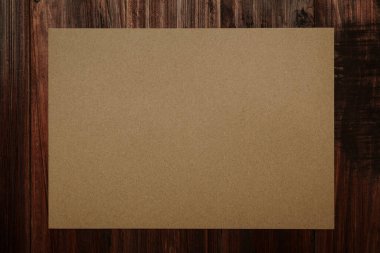 Davetiye kartı modeli, boş el işi tebrik kartı şablonu. Minimalist tarzda düz yatıyordu..