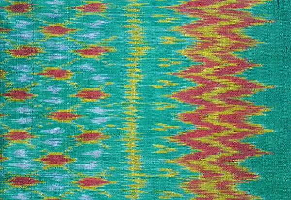 Thai silk fabric pattern background — Stock Photo, Image