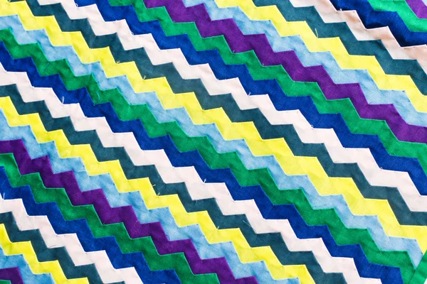 Colorida superficie de alfombra de estilo tailandés primer plano tela vintage está hecha de tela de algodón tejida a mano Más de este motivo, fondo — Foto de Stock