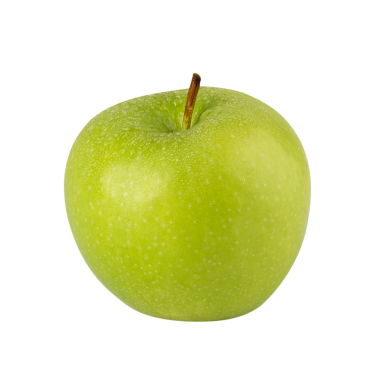 Yeşil Elma kesiti, tam derinlik.