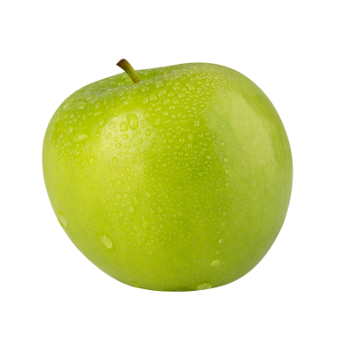 Yeşil Elma kesiti, tam derinlik.