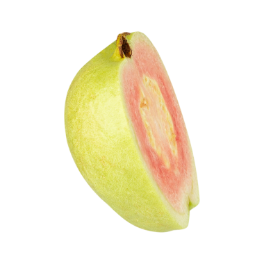 Pembe Guava, kesme, tam alan derinliği.