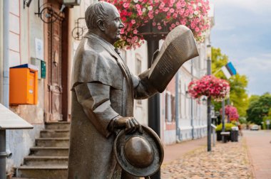 Parnu, Estonya, 30 Haziran 2021 Parnu Eski Kasabası 