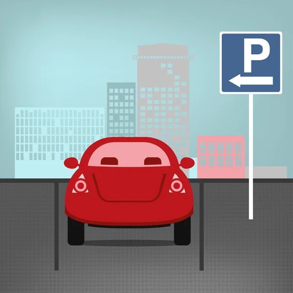 Parking vectoriel — Image vectorielle
