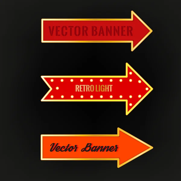 Retro Banner vector — Stockvector