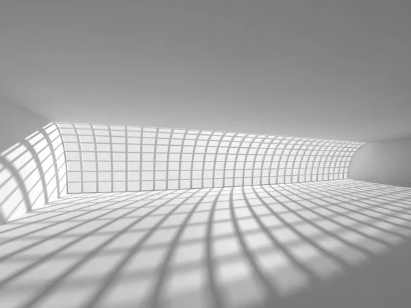 Lumina goala sala mare redare 3D — Fotografie, imagine de stoc