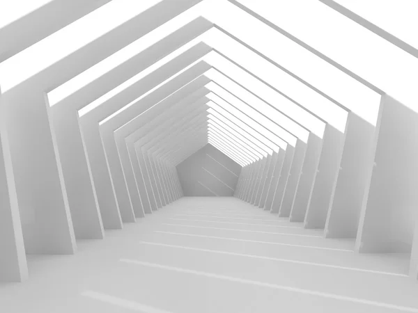 Vide lumière grand hall rendu 3D — Photo