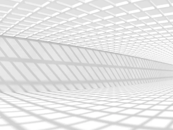 Luz vazia grande salão 3D renderização — Fotografia de Stock