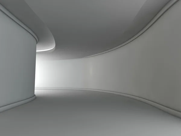 Vide lumière grand hall rendu 3D — Photo