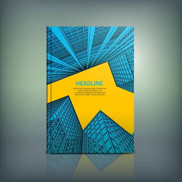 Copertina brochure aziendale — Vettoriale Stock