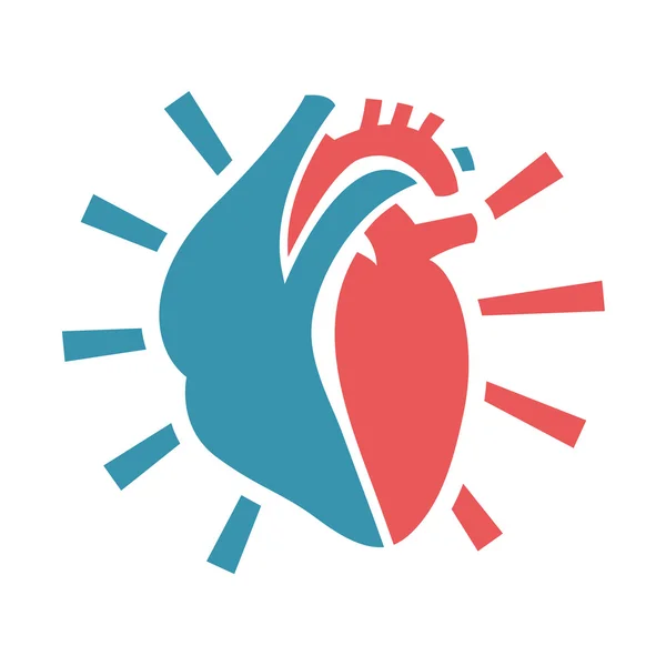 Icône cardiaque 03 A — Image vectorielle