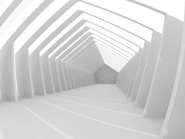 Vide lumière grand hall rendu 3D — Photo