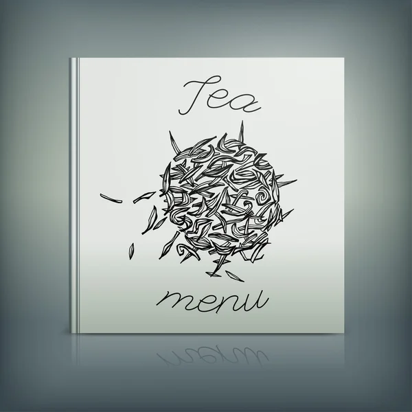 Menu thé 08 A — Image vectorielle