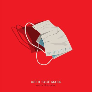 Kullanılan yüz maskesi