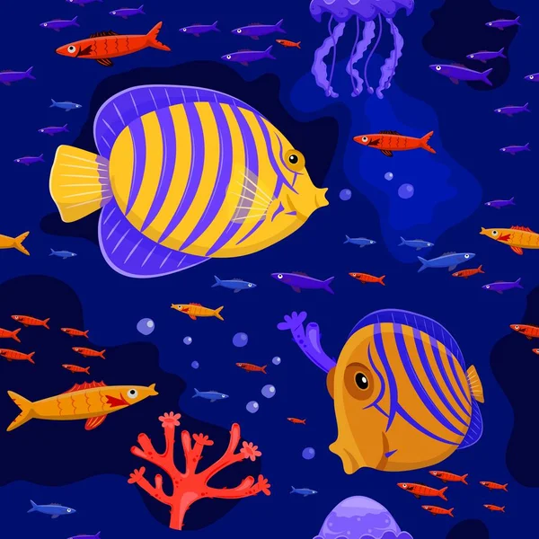 Modello di vita marina — Vettoriale Stock