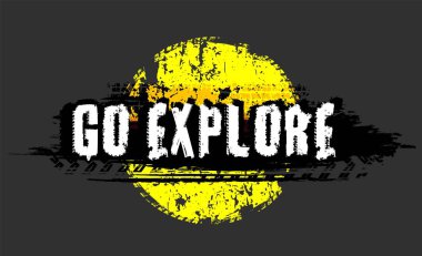 Off-Road el çizilmiş grunge harfleri. Git keşfet